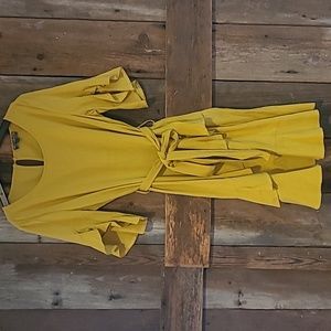 Ruffley dress with belt